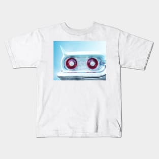 US American classic car 1959 Thunderbird abstract Kids T-Shirt